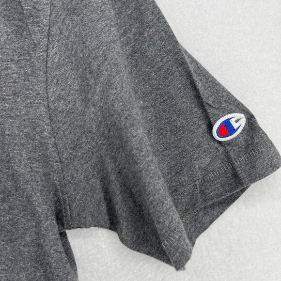 CORNELL Shirt Adult S CHAMPION BIG RED University Ivy Ithaca NY Cotton Gray NEW - Picture 7 of 14